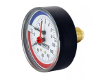 Термоманометр аксиальный 6 бар 1/2-120°C, Wester ТМАХ 6-1/2"