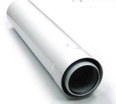 Удлинение коаксиал. 90/50 L-800 мм. нерж к колонке
