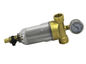 Фильтр промывной  3/4 T-М  Kristal Filter (д/хол.воды с манометром)