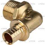 SFA-0006-002012 STOUT Угольник-переходник с внутренней резьбой 20xG 1/2  для труб из сшитого полиэти