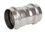 RSS-0017-000054 ROMMER Муфта равнопроходная ВПр, 54, из нержавеющей стали прессовой