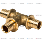 SFA-0013-000016 STOUT Тройник равнопроходный 16x16x16 для труб из сшитого полиэтилена аксиальный (34