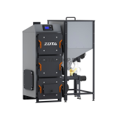 Котёл твердотопливный Zota Focus 12 (12 кВт) Бункер 200л