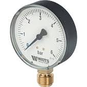 Манометр  6 бар радиальный D 50мм 1/4,Watts Германия 10007378 F+R200