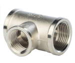  STOUT Тройник ВВ переходной никелированный 3/4X1/2X3/4 (270013N050405B)