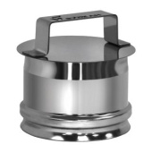 Заглушка нерж d160  0,5 мм нерж ( ревизия на трубу RHR160)
