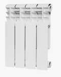 ROMMER Profi BM 350 (BI350-80-80-130) 4 секции радиатор биметаллический (RAL9016)