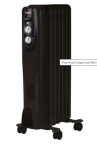 Обогреватель масляный Ballu Classic black BOH/CL-09BRN 2000 (9 секций)