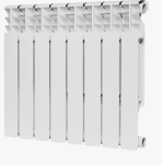 ROMMER Plus BM 500 8 секций радиатор биметаллический (RAL9016)