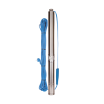 Насос скважинный  60м Aquario ASP 1E 55/75 (700Вт, 60м, 3 куба, Погр 50м, Кабель 35м) 1 год