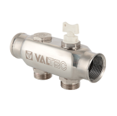 Коллектор 1", 4 х 3/4"НР  4 выхода VTc.500.N.0602 Евроконус С МЕЖОСЕВЫМ РАССТОЯНИЕМ ВЫХОДОВ 50 ММ