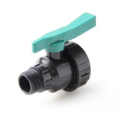 Кран ПНД   1/2" нар.-внутр.разъёмный