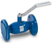 Кран шар ДУ25 PN40 фланц стальной Temper 283 45 025 Россия