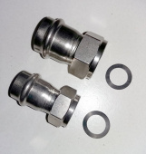 Муфта ВР 15-1/2"с накид.гайкой нерж сталь 15902
