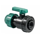 Кран ПНД  32*3/4" внутр. разъемный