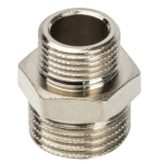  STOUT Ниппель НН переходной никелированный 1/2X3/8 (260003N040300B)
