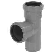 Тройник канализ. 40/40-87,5° СЕРЫЙ ProAqua