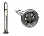 ТЭН 2,0 кВт D64 М4 320мм (0,7+1,3) титан+нерж под разъем Россия 40042