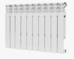 ROMMER Plus BM 500 10 секций радиатор биметаллический (RAL9016)