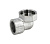Угол перех. 3/4"-1/2" г/г редукционный хром UNI-FITT 