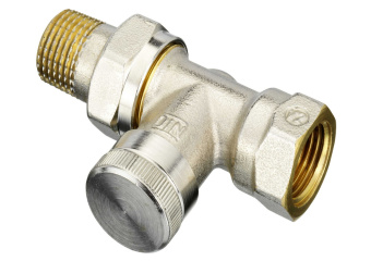 Клапан запорный прямой 15 Danfoss RLV (1/2"х1/2", прямой, евроконус)