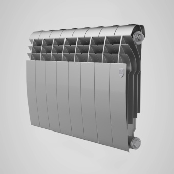 Радиатор бимет. 1 c 350/87  ROYAL THERMO BiLiner 350/Silver Satin (118 Вт,Гарантия 25 лет,Россия)