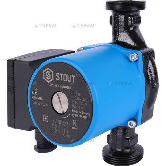 SPC-0010-2540180 STOUT Насос циркуляционный 25/40-180