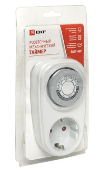 Таймер розеточный механический EKF SMT-48P