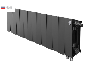 Радиатор бимет.14 с 200/100 ROYAL THERMO PianoForte 200/Noir Sabl VDR(1498 Вт,Гарантия 25лет,Россия)