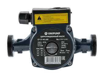Насос циркул. 25/8-180 UNIPUMP СP