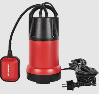 Насос дренажный ROMMER OPTIMA , H-8.5м,Q-14м3/ч, кабель 10м, 900 Вт, универсальный RDP-0001-000900