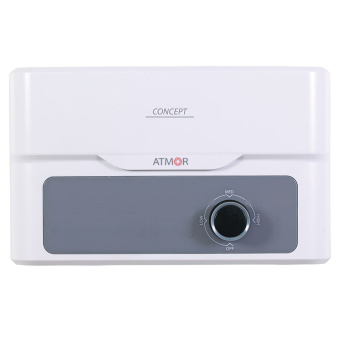 Водонагреватель проточный ATMOR Concept 3.5 KW COMBI, душ, кран, 3,5 кВт