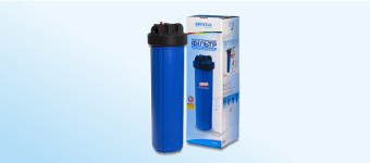 Фильтр ВВ 20 1" синий (ключ+кронштейн) Kristal Filter NT 3301102