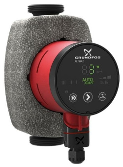 Насос циркул. 25/4-180 GRUNDFOS ALPHA2  гайки в комплекте (Гарантия 5 лет, Дания)