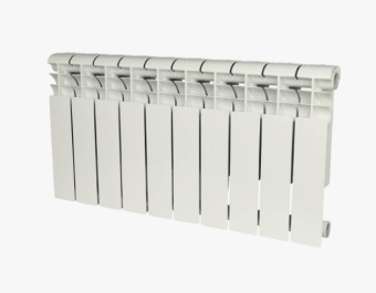 ROMMER Profi 350 (AL350-80-80-080) 8 секций радиатор алюминиевый (RAL9016)