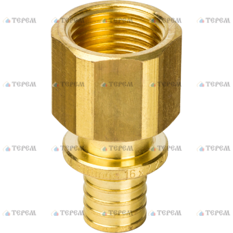 SFA-0002-001612 STOUT Переходник с внутренней резьбой 16xG 1/2  для труб из сшитого полиэтилена акси