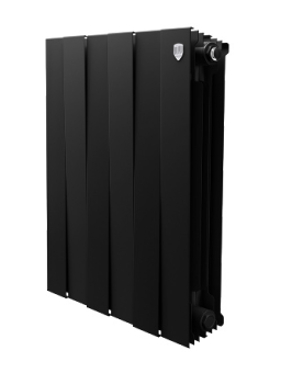 Радиатор бимет. 6 с 500/100  ROYAL THERMO PianoForte 500/Noir Sable бок(1140Вт,Гарант. 25лет,Россия)