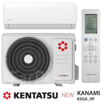 Кондиционер KENTATSU серии KANAMI KSGA26HFAN1/KSRA26HFAN1 (Площадь 30 м², 820 Вт, Обогрев)