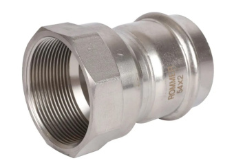 RSS-0022-000542 ROMMER Переходник ВПр-ВР, 54х2, из нержавеющей стали прессовой