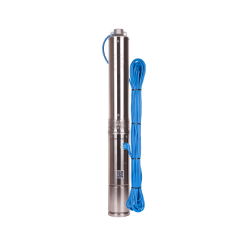 Насос скважинный Aquario ASP 1.8E 40/90 (600Вт, 44м, 2,7 куба, Погр 50м, Кабель 40м) 3244