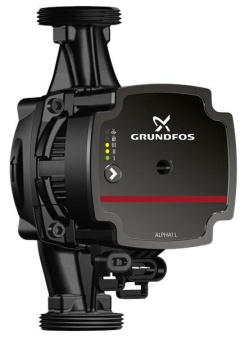 Насос циркул. 25/4-180 GRUNDFOS ALPHA1 L гайки в комплекте (Гарантия 5 лет, Дания)