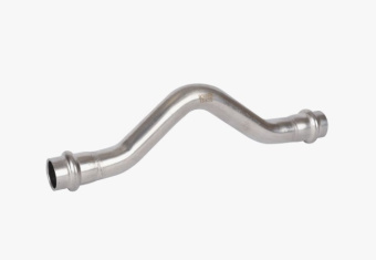 RSS-0006-000018 ROMMER Обвод ВПр-ВПр, 18, из нержавеющей стали прессовой