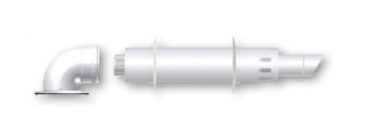 Дымоход компл.коаксиальный d 60/100 гор.L1000 с антилед Termica (Baxi Ferroli Fondital Navien)KIT01D