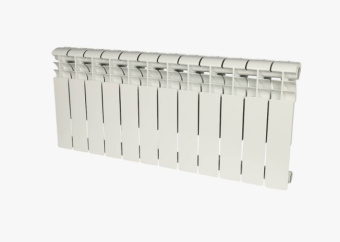 ROMMER Profi 350 (AL350-80-80-080) 12 секций радиатор алюминиевый (RAL9016)