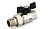 Кран шар 15 (американка) бабочка Uni-fit 113Т2055