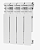 ROMMER Profi BM 350 (BI350-80-80-130) 4 секции радиатор биметаллический (RAL9016)