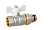Кран шар 20 (американка) бабочка с уплот.кольцом LD Pride LD 47.141.1.20PW