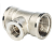  STOUT Тройник ВВ переходной никелированный 1 X1/2X1 (270013N100410B)